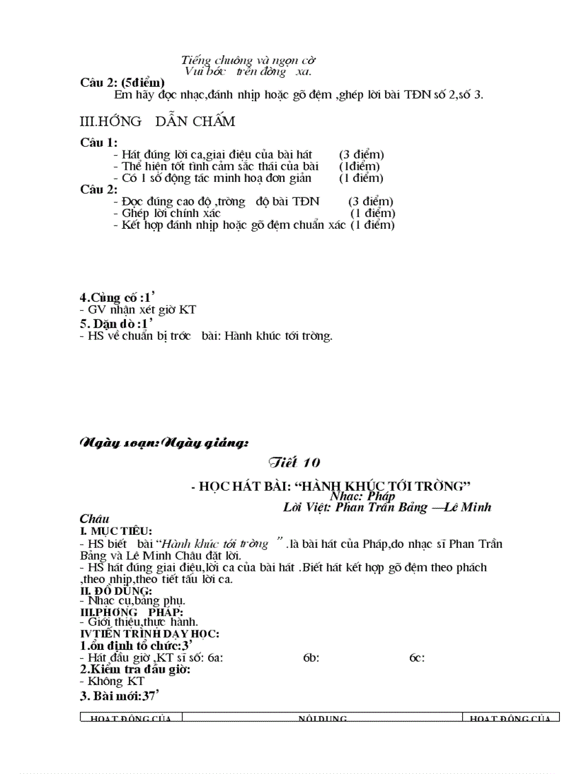 image for page Amnhac 6 tiét 1 10co chuan KTKN xịn