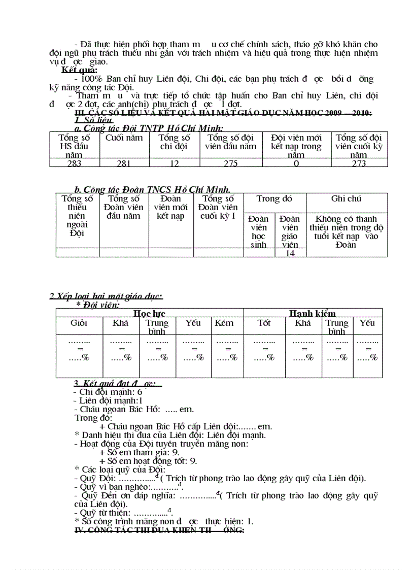 image for page Bao cao tong ket nam hoc 2009 2010