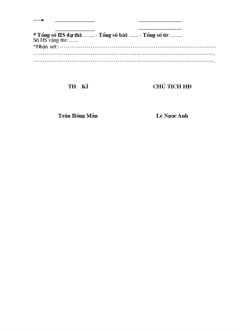 image for page Biên bản coi thi