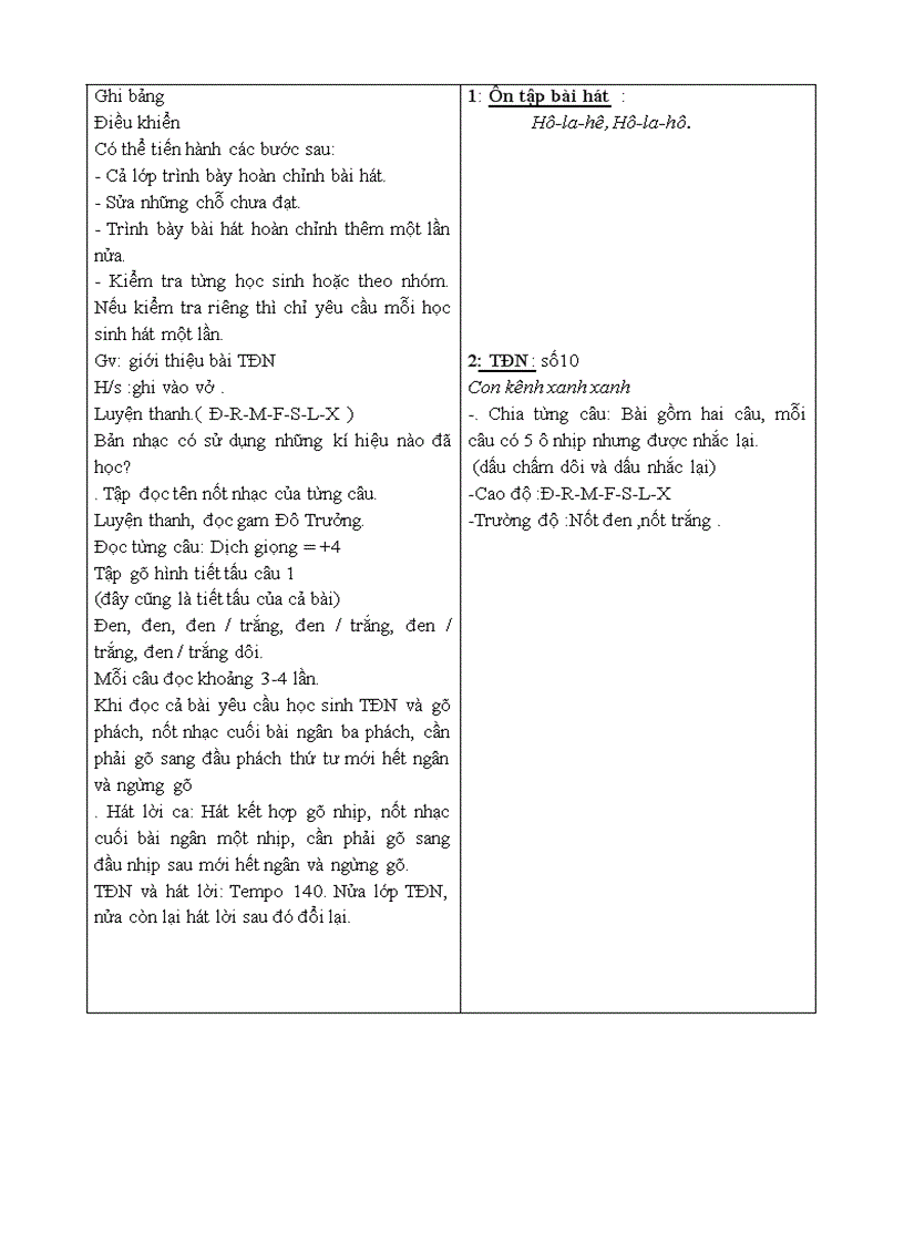 image for page Bộ giáo án Âm nhạc lớp 6 namhocj211 2012