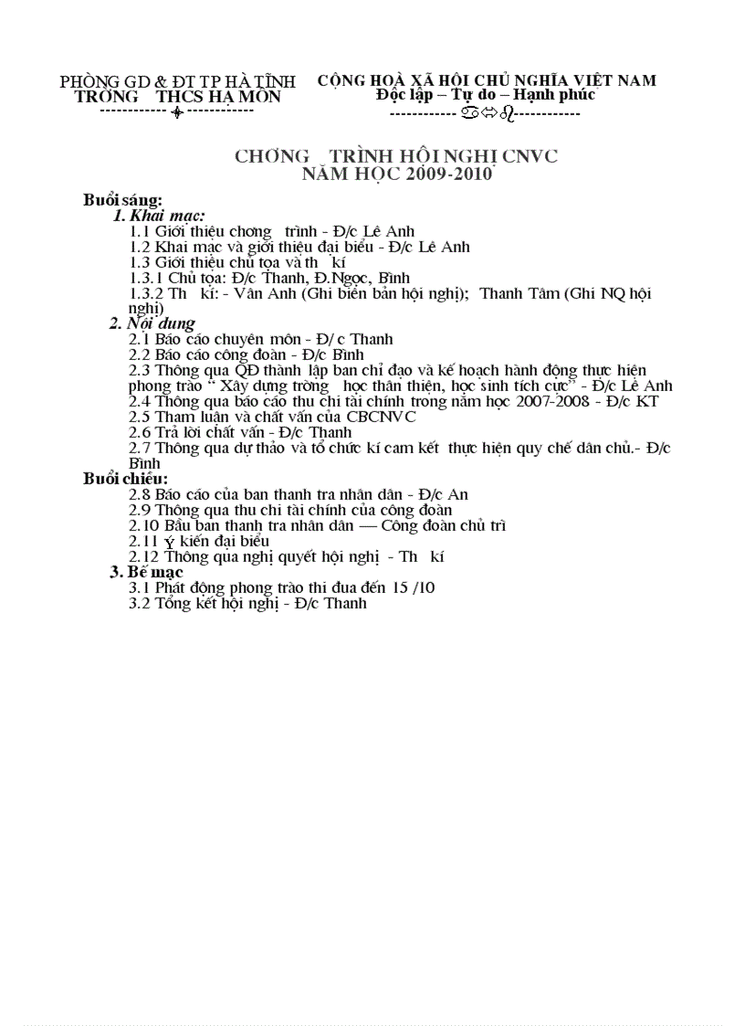 image for page Chương trình HNCNVC