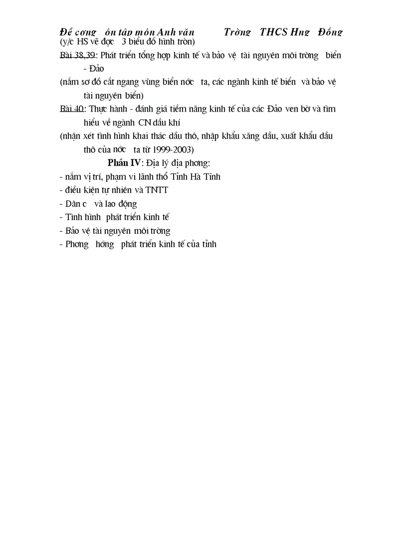 image for page Đề cương ôn tập Anh 9