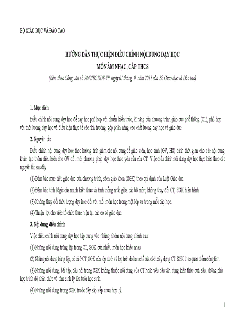 image for page Điều chỉnh chương trình NHẠC