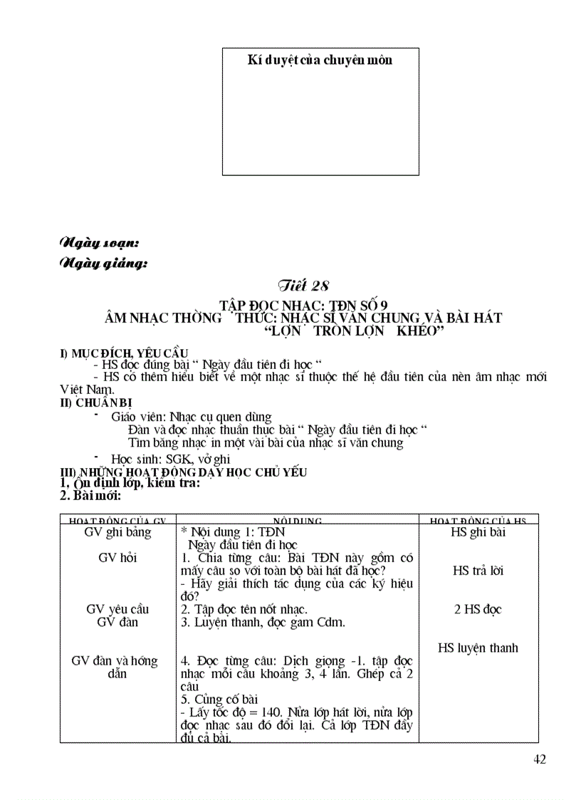 image for page Ga âm nhạc 6 mới cực hay