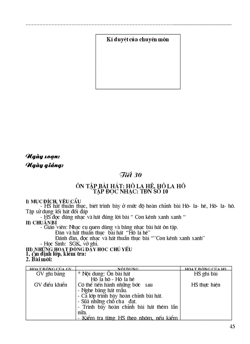 image for page Ga âm nhạc 6 mới cực hay