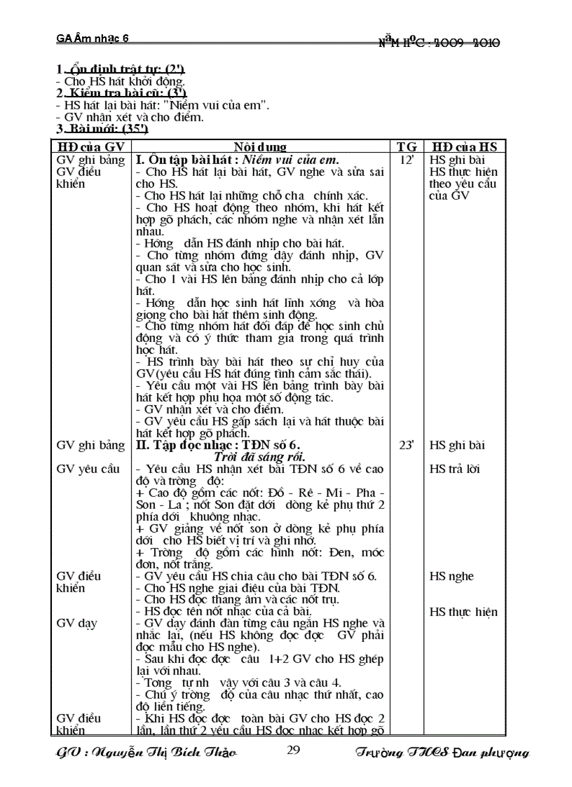 image for page GA Âm nhạc 6 NTBT