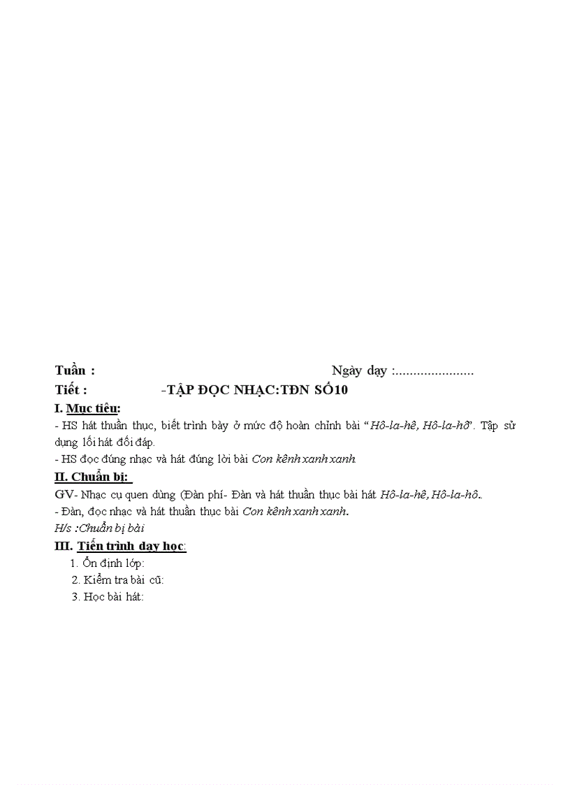 image for page Giao an Am Nhac 6 ca nam 2011 2012