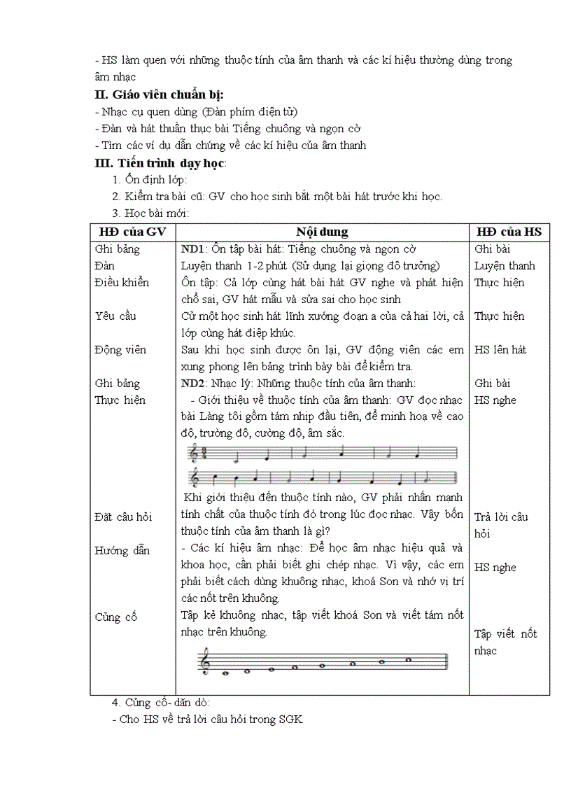 image for page Giáo án âm nhạc 6 chuẩn cả năm