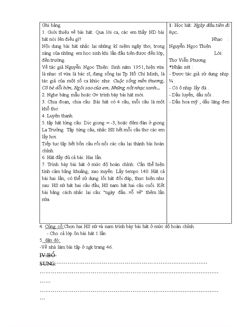 image for page Giáo án Âm nhạc 6 chuẩn mới chi tiết