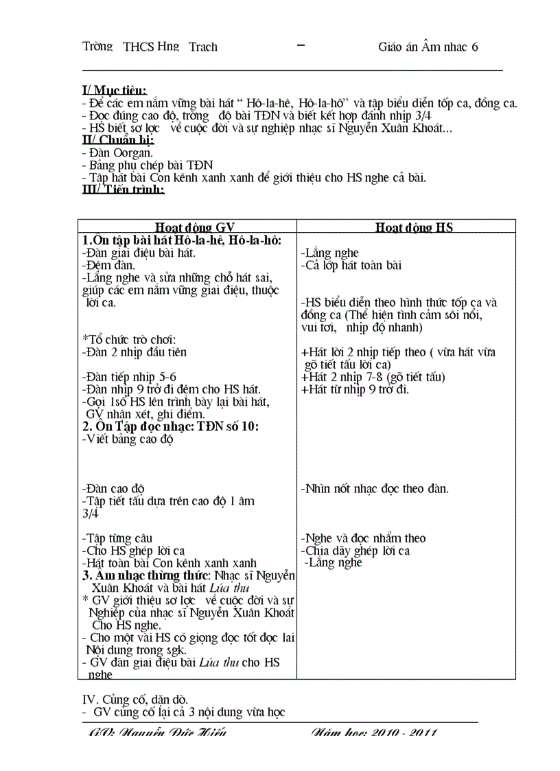 image for page Giao an am nhac 6 10 11