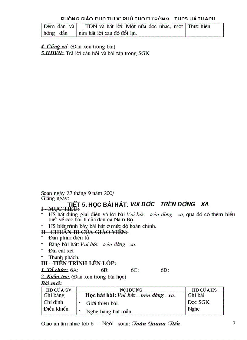 image for page Giao an am nhac chuan 2009