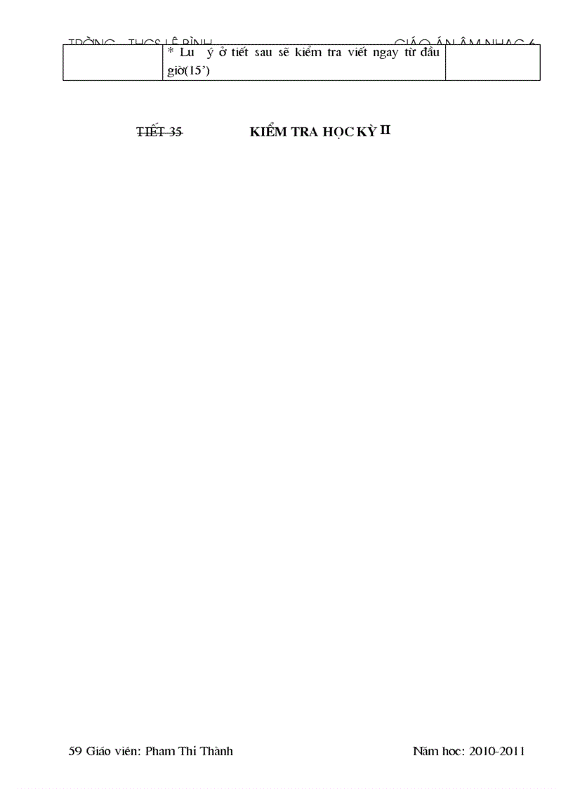 image for page Giáo án âm nhạc hay