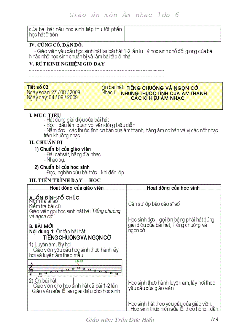 image for page Giao an Am nhac L6 chuan