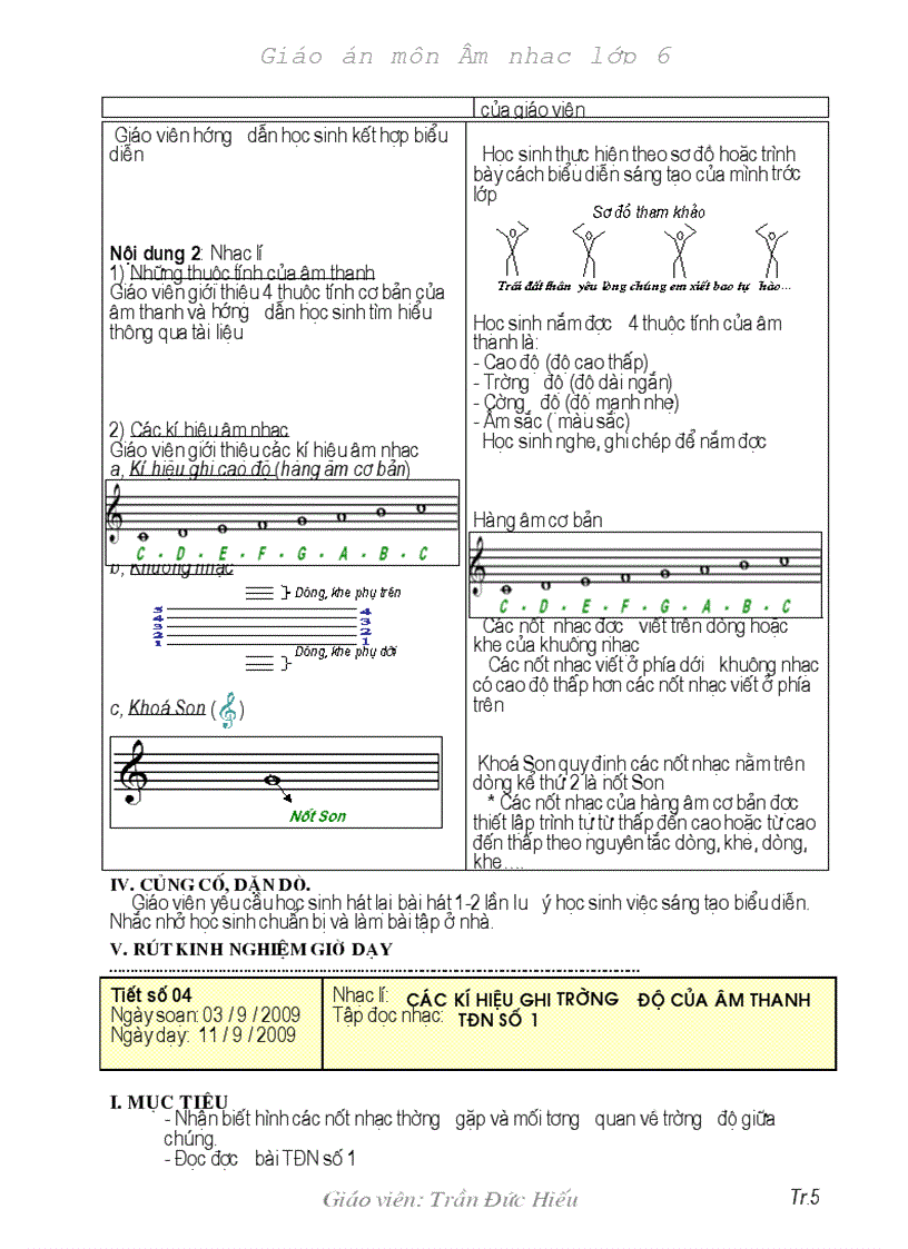 image for page Giao an Am nhac L6 chuan