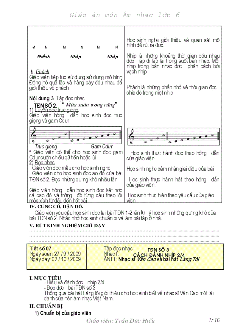 image for page Giao an Am nhac L6 chuan