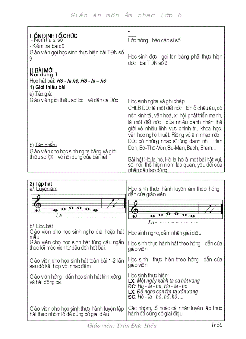 image for page Giao an Am nhac L6 chuan