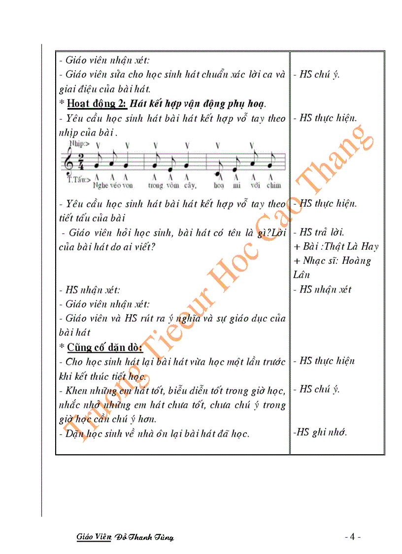 image for page Giao an am nhac lop 2