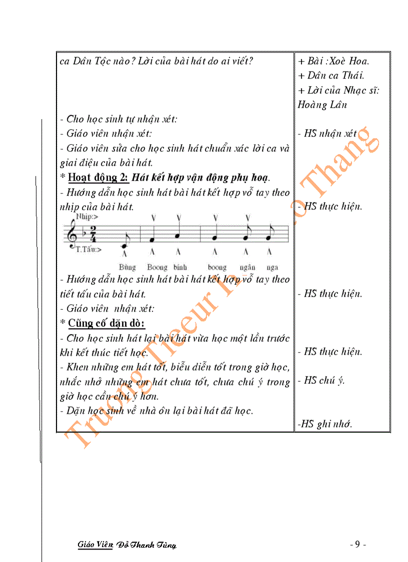 image for page Giao an am nhac lop 2