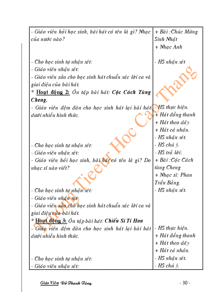 image for page Giao an am nhac lop 2