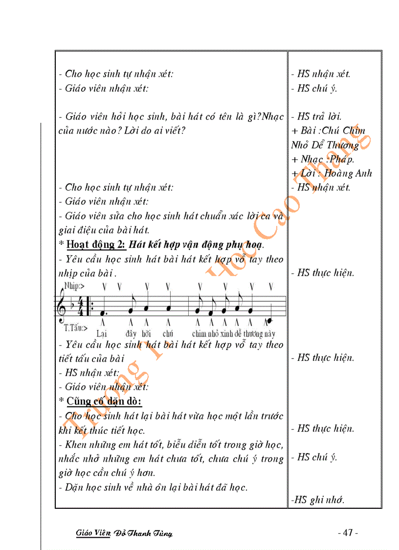 image for page Giao an am nhac lop 2