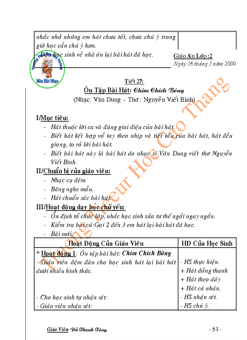 image for page Giao an am nhac lop 2