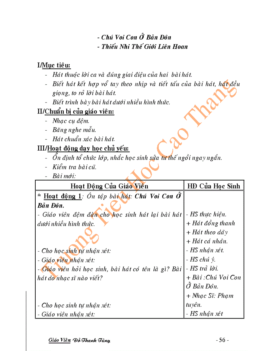 image for page Giao an am nhac lop 4