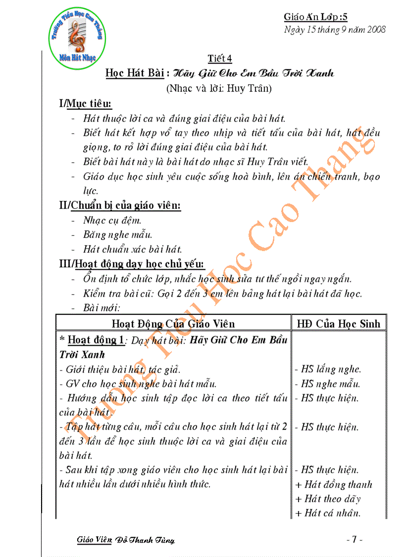 image for page Giao an am nhac lop 5