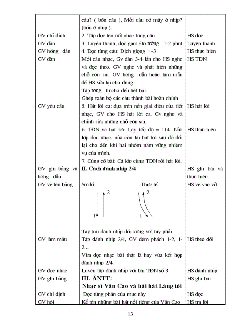 image for page Giáo án âm nhạc lớp 6 chuẩn