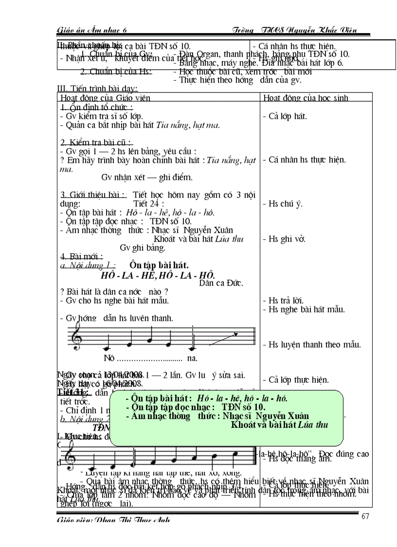 image for page Giao an am nhac lop 6 CKTKN