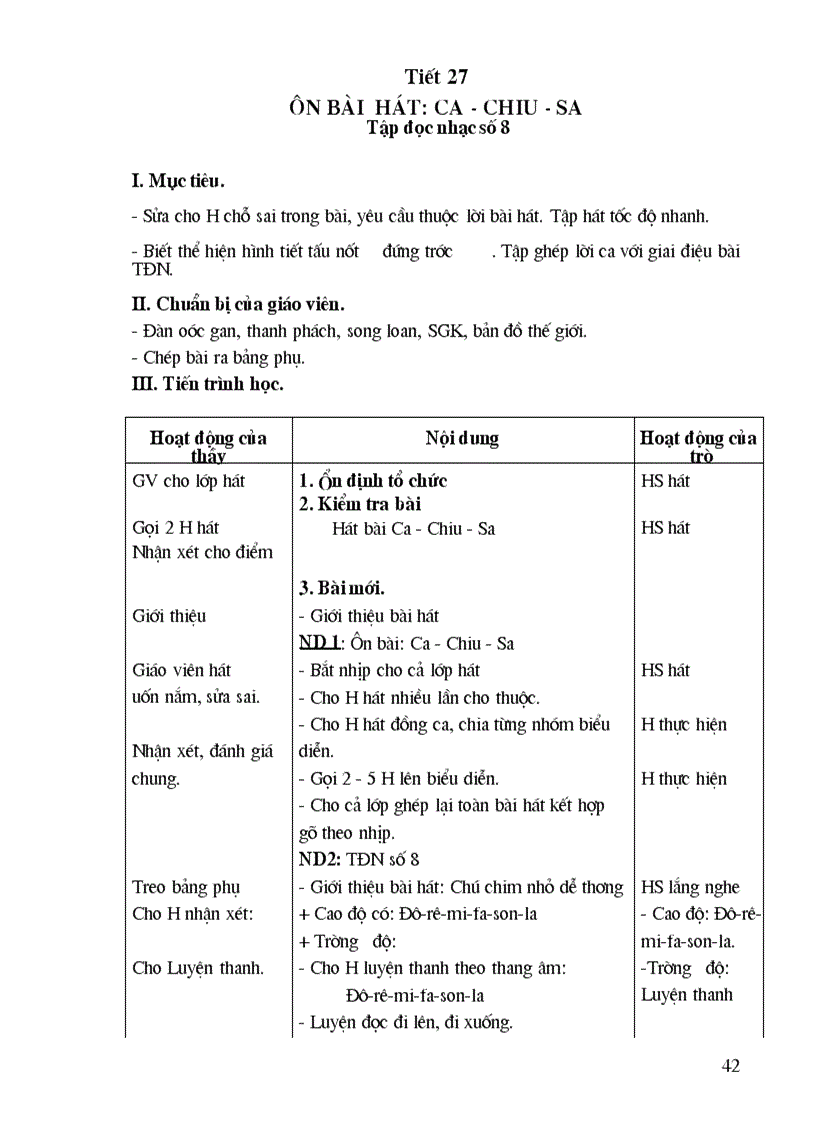 image for page Giáo án âm nhạc lớp 7