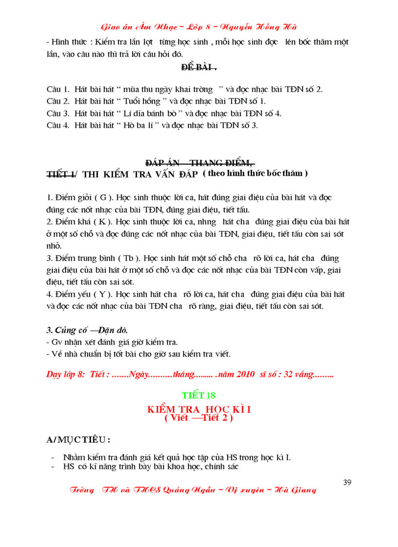 image for page Giao an am nhac lop 8 cuc chuan