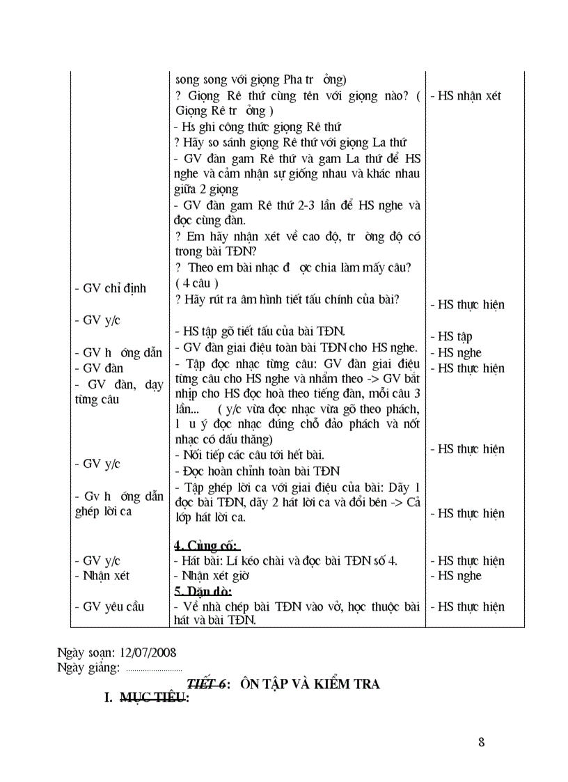 image for page Giáo án âm nhạc lớp 9 chuẩn