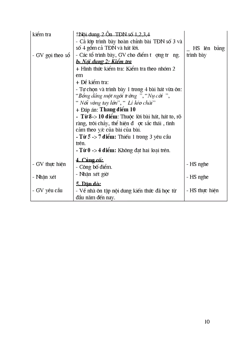 image for page Giáo án âm nhạc lớp 9 chuẩn