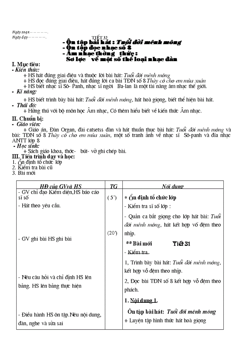 image for page Giao an AN 8 chuan