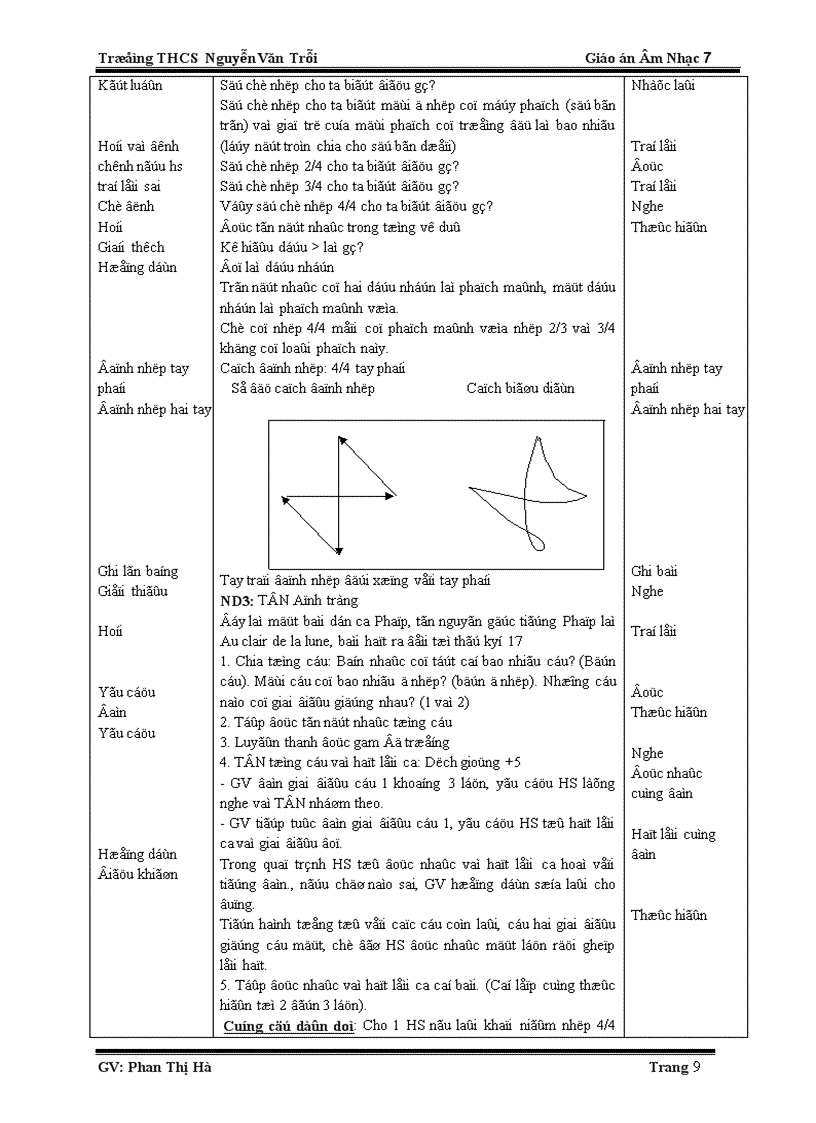 image for page Giáo án Âm nhạc 7 1