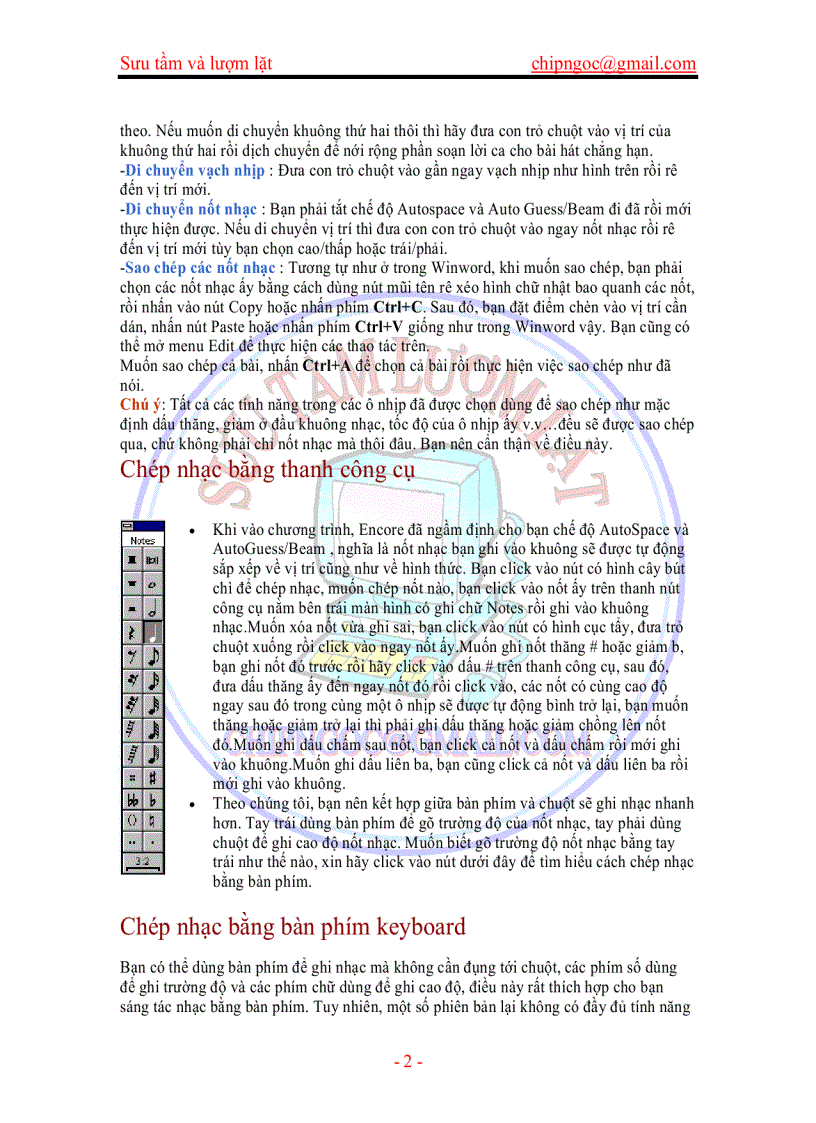 image for page Hướng dẫn Encore dễ hiểu