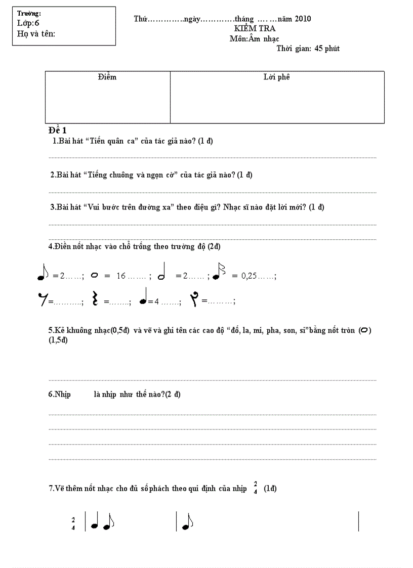 image for page Kiem tra am nhac