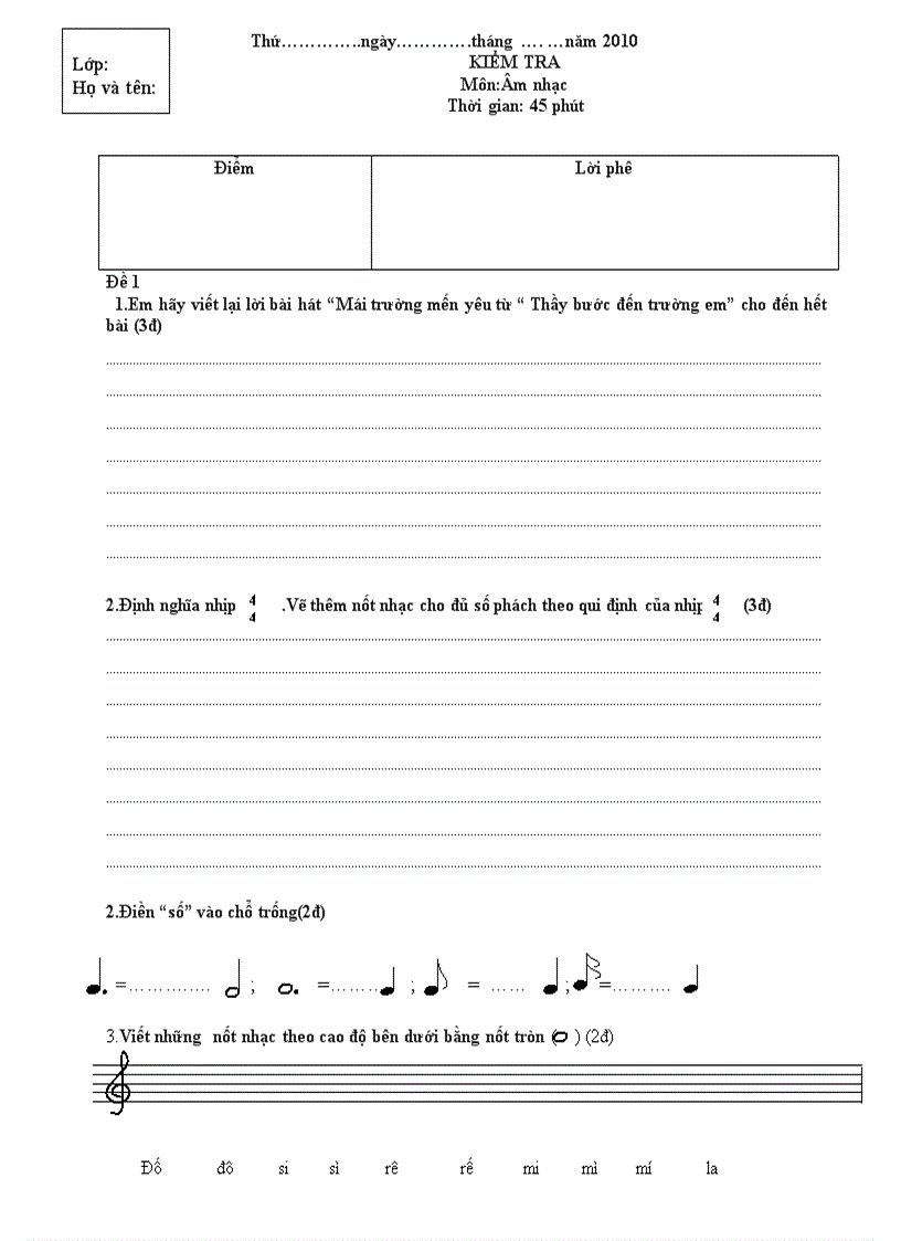 image for page Kiem tra am nhac