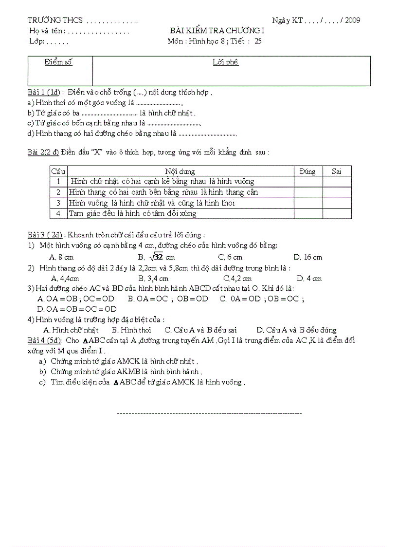 image for page Một số đề KT chương I Hình 8