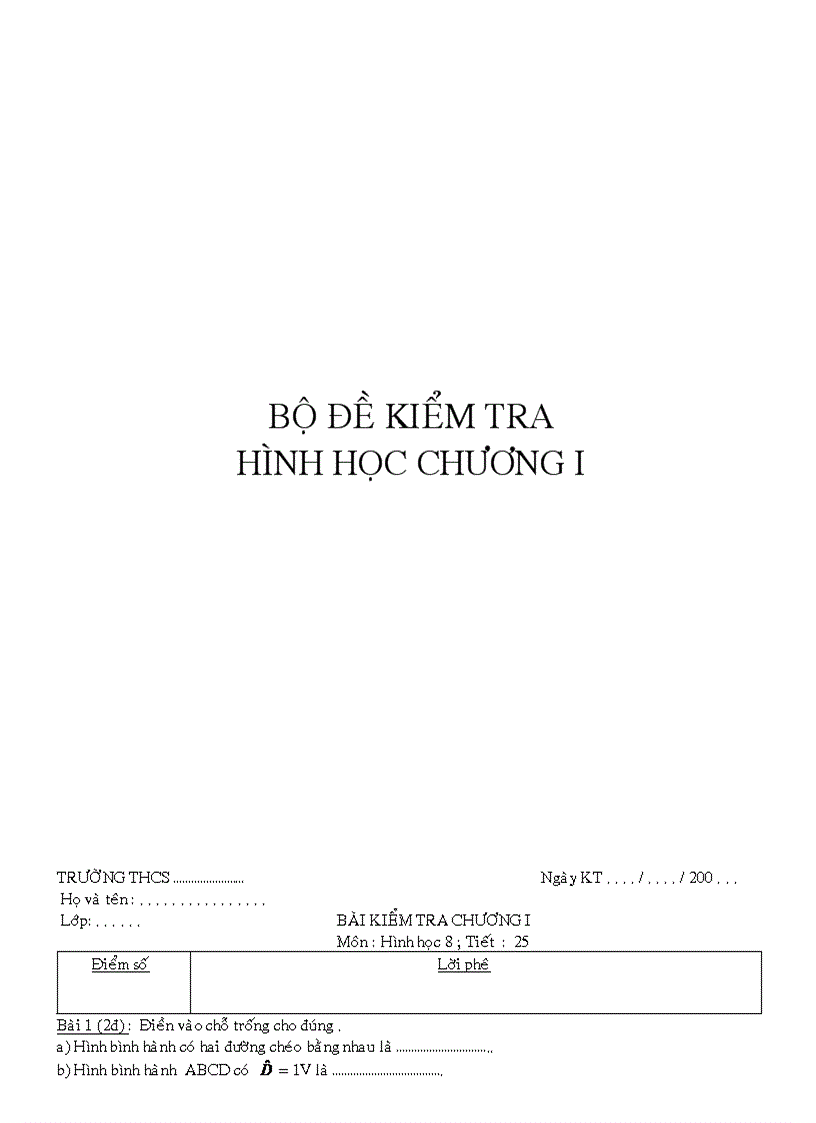 image for page Một số đề KT chương I Hình 8