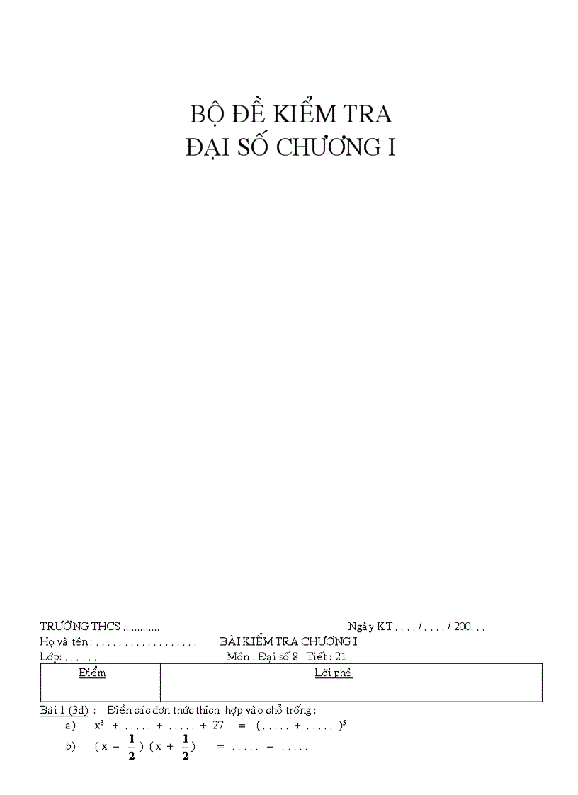 image for page Một số đề KT chương I Hình 8