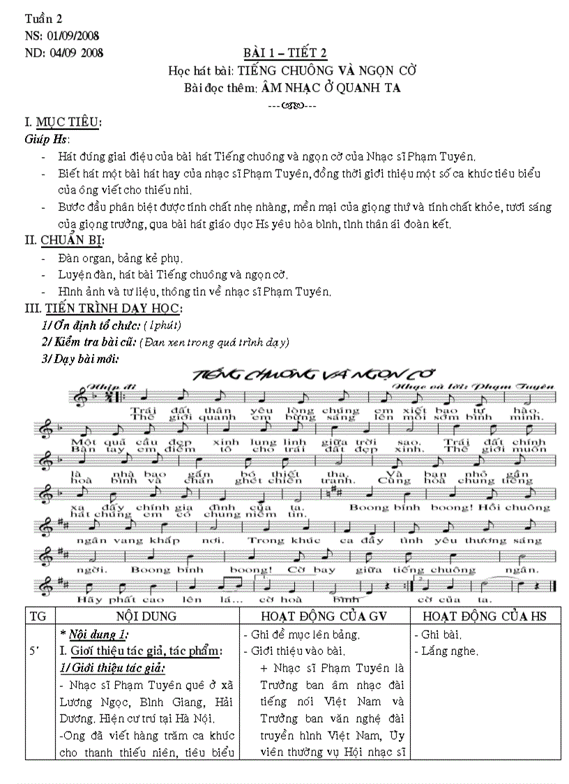 image for page Nhac lớp 6 tiết 2