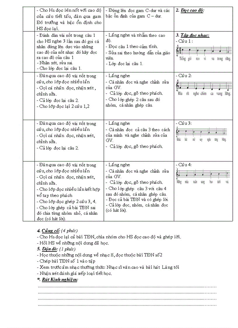 image for page Nhạc lớp 6 tiết 7