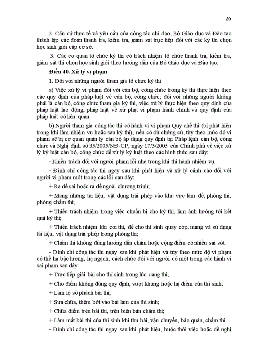 image for page QĐ 52 2006 QD BGDDT Quy chế thi chọn HSG doc