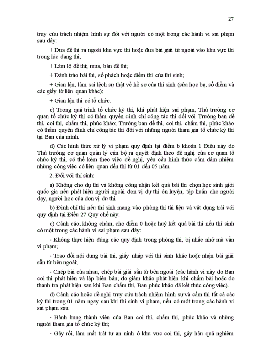 image for page QĐ 52 2006 QD BGDDT Quy chế thi chọn HSG doc