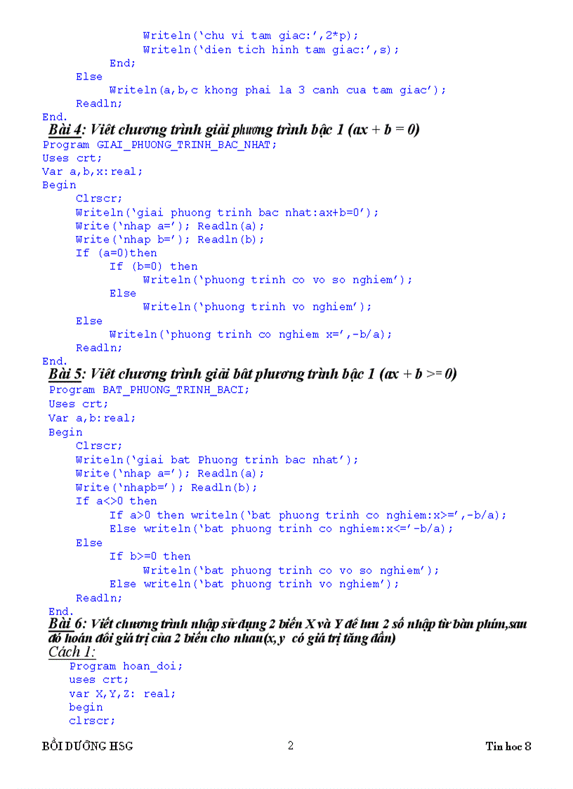 image for page Tài liệu BDHSG môn Tin học 8