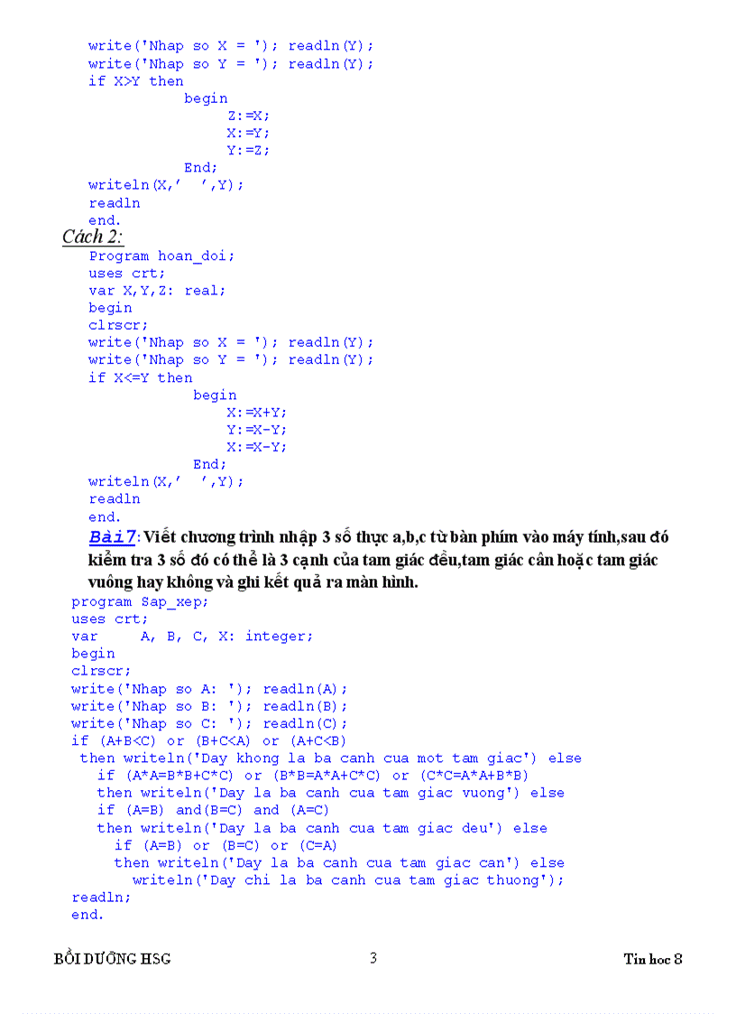 image for page Tài liệu BDHSG môn Tin học 8