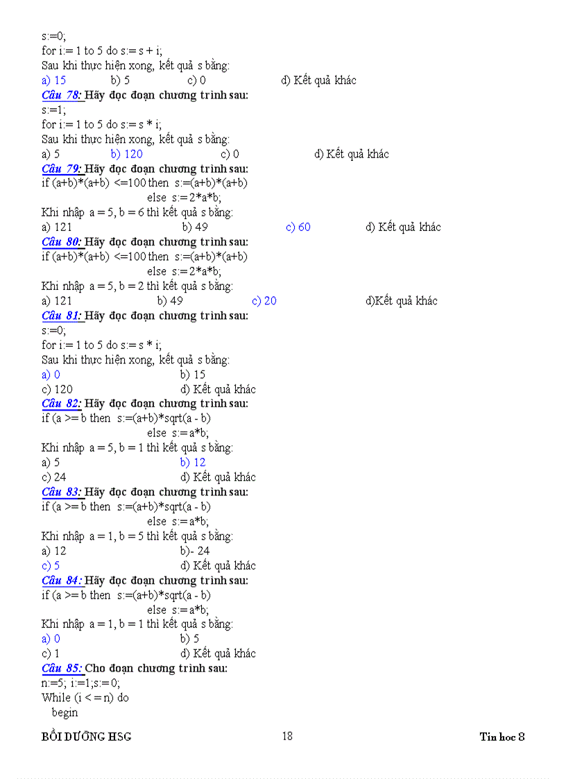 image for page Tài liệu BDHSG môn Tin học 8