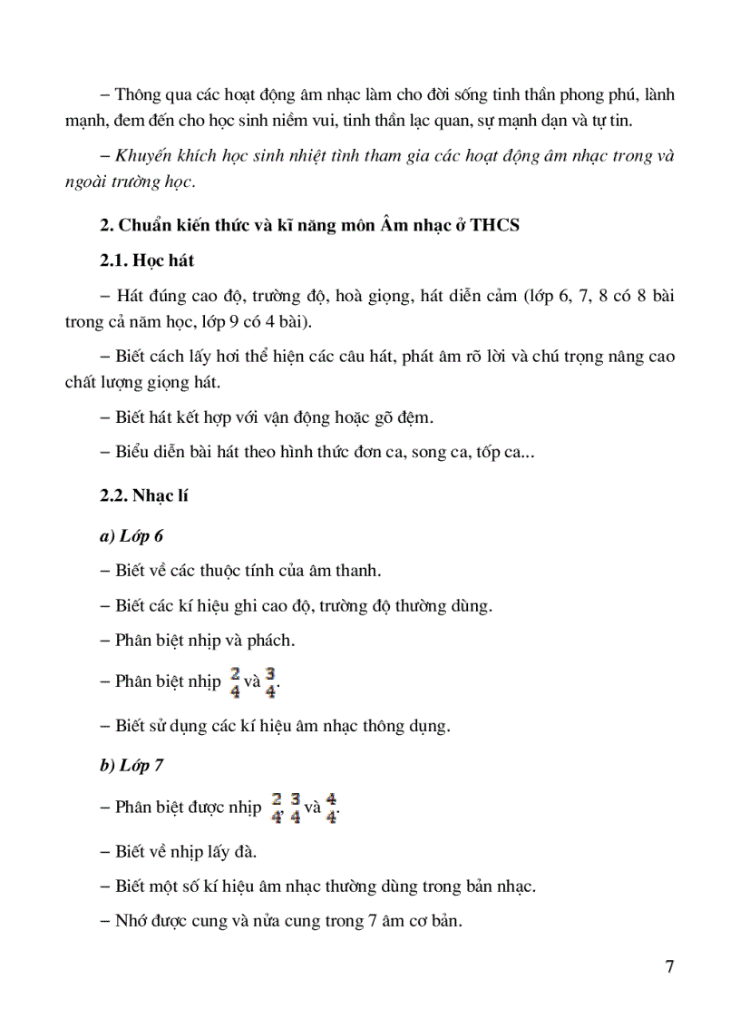 image for page Tài liệu Đổi mới KT ĐG môn Âm nhạc THCS