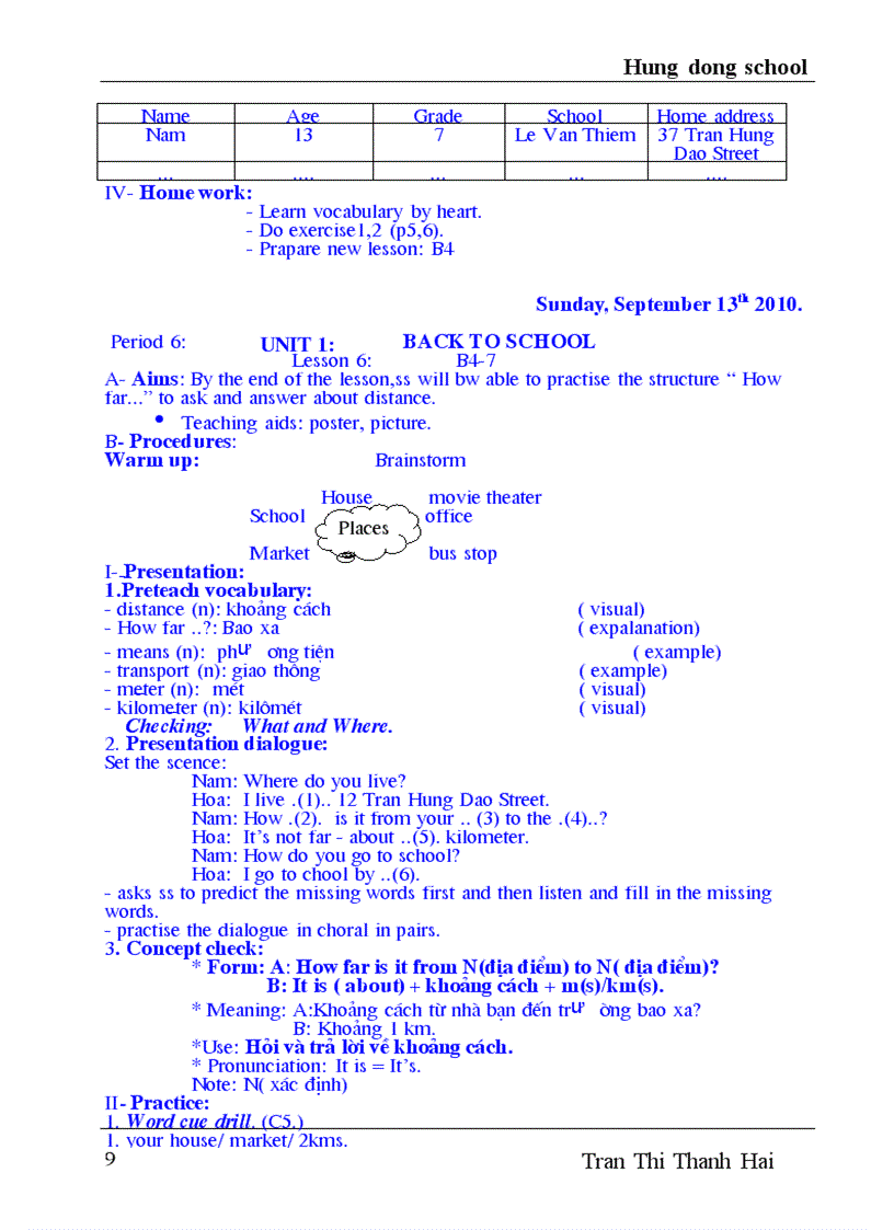 image for page Tieng anh 7